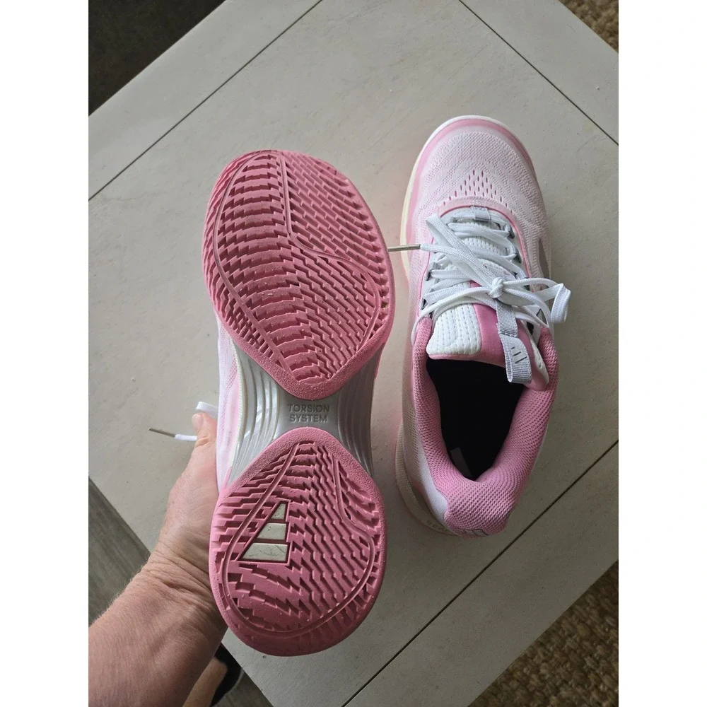 Adidas Avacourt 2 (IH0510) Lucid Pink Champagne Metallic Women's Sz 9.5 Shoes